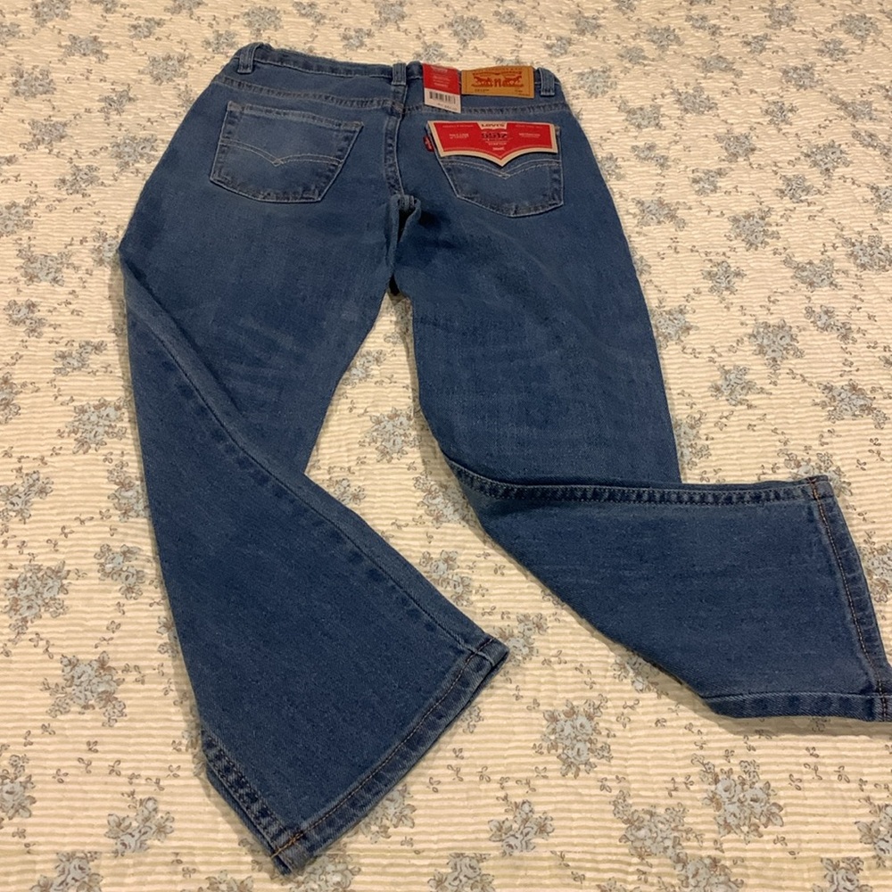 Levi’s 551Z Boys Jeans NEW Size 7x Reg adjustable waist Relax fit straight leg - Picture 10 of 10